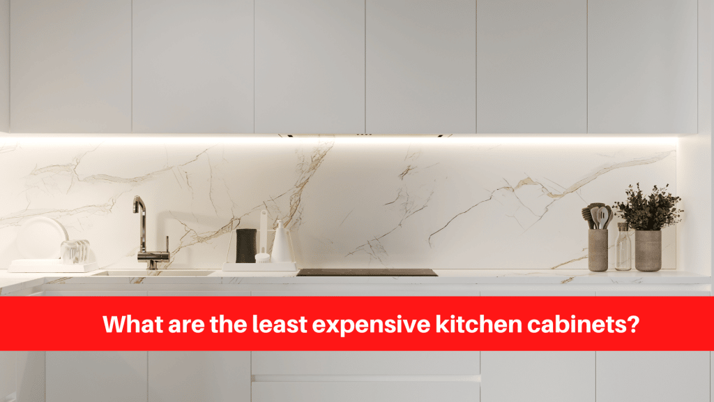 What are the least expensive kitchen cabinets