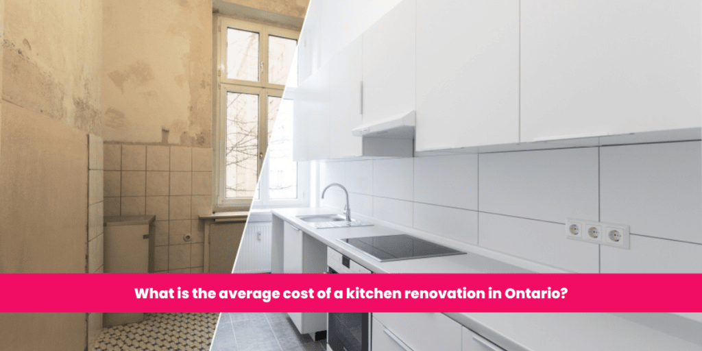 What is the average cost of a kitchen renovation in Ontario (1)