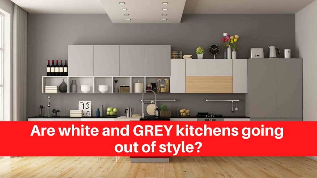 Are white and GREY kitchens going out of style
